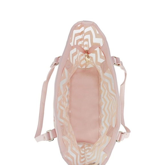 π€ HP π€ VANA Pink Chevron Transparent Tote - Picture 4 of 7